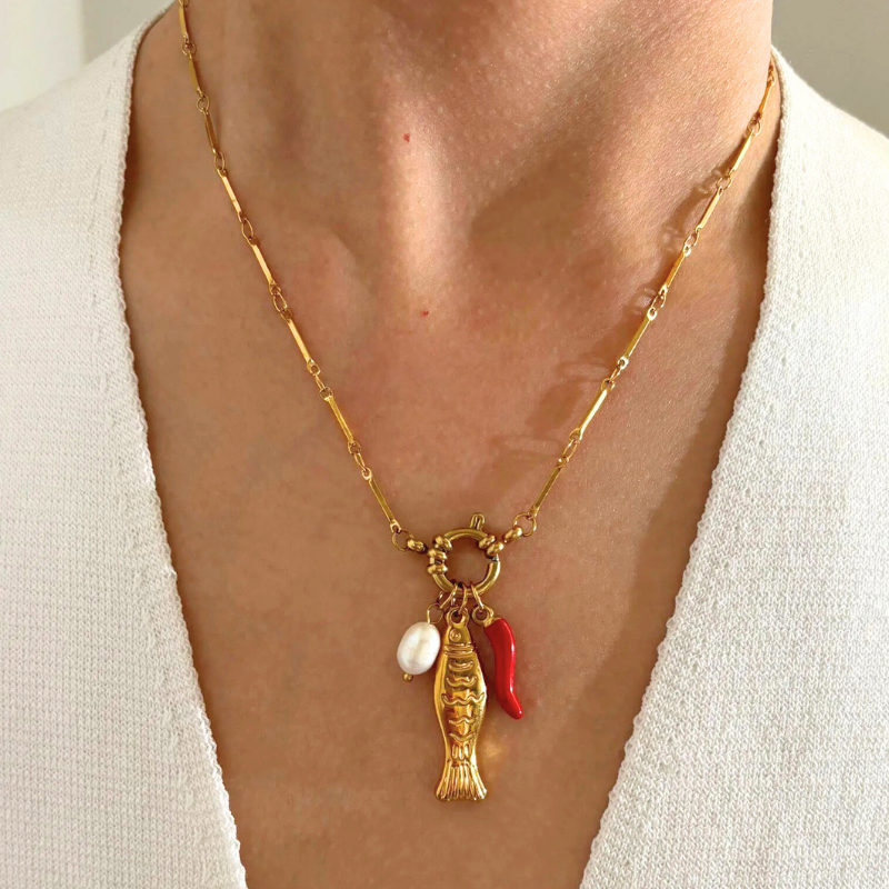 Necklace “Triad of Fortune”