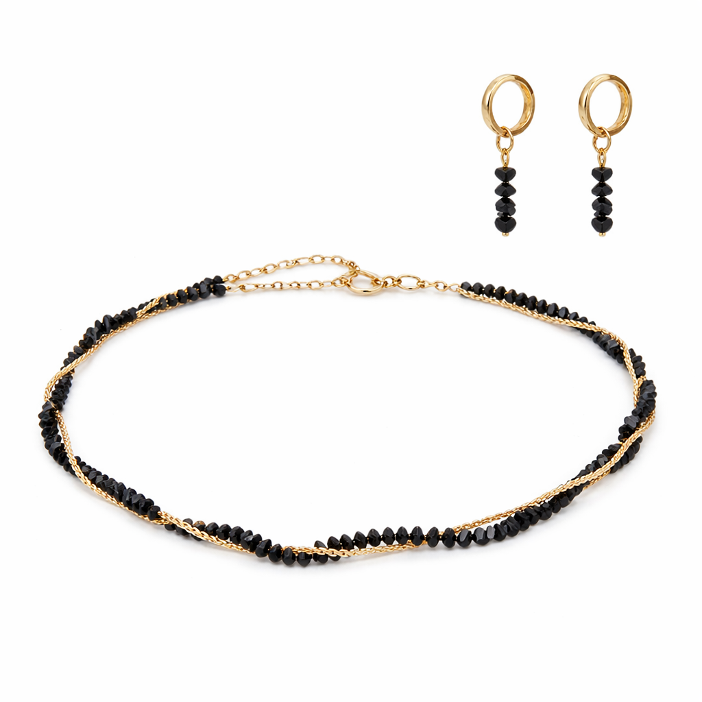 Necklace + Earrings Set "Classique"