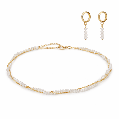 Necklace + Earrings Set "Classique"