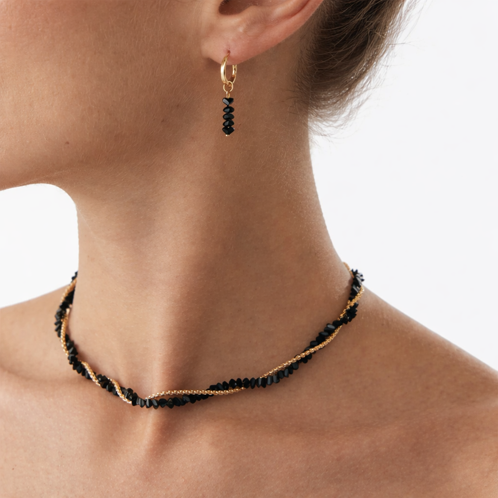 Necklace + Earrings Set "Classique"