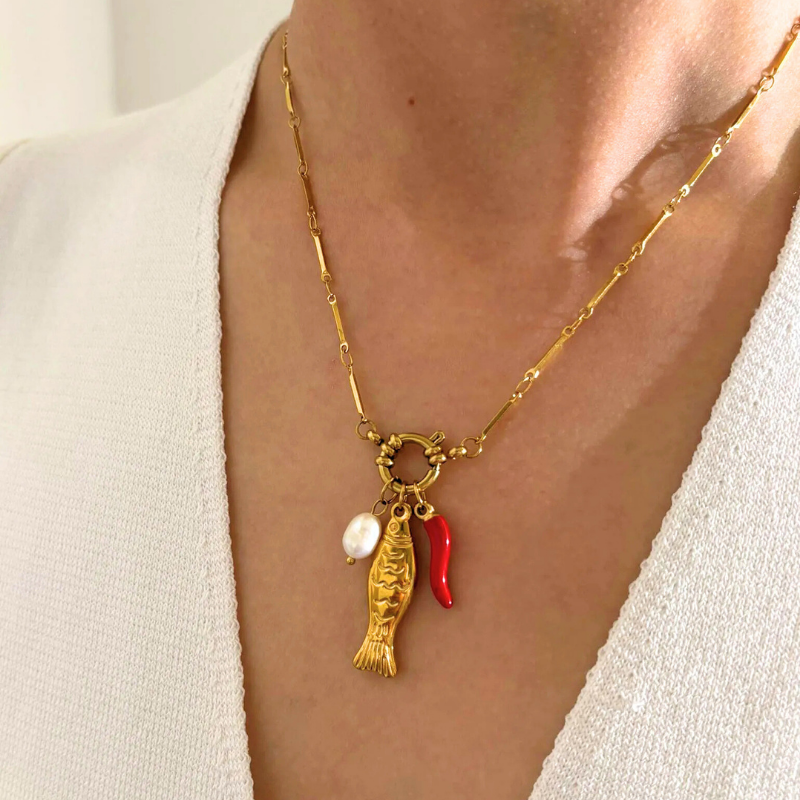 Necklace “Triad of Fortune”