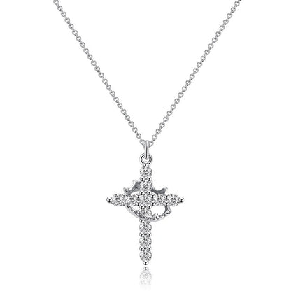 Necklace “Cross and Crown”