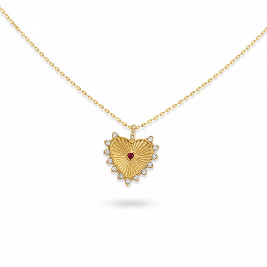 Necklace "Shining Heart"