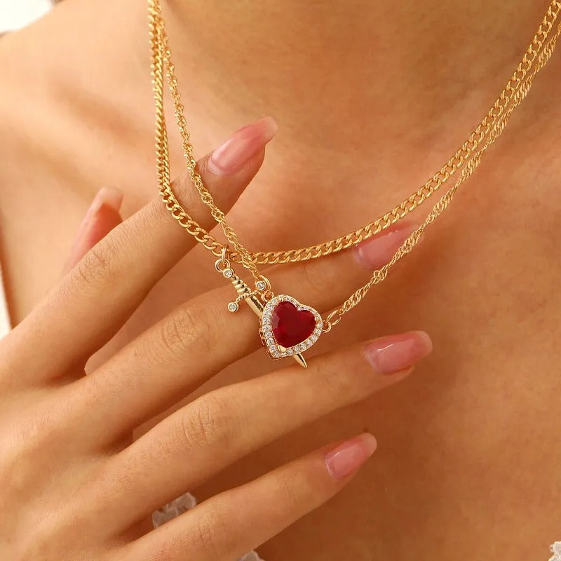 Necklace “Enchanted Heart”