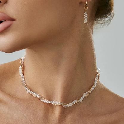 Necklace + Earrings Set "Classique"